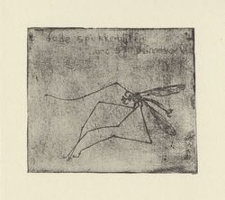 de langpootmug uit 'Veertien etsen..' (1967)