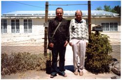 met vader in Beaufort-Wes