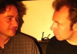 Bernhard Christiansen (links) met Ingmar Heytze