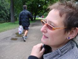 Wanda Reisel in het Vondelpark
