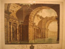 de baden van Caesar in Calabrië (?)