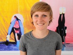 Isabelle, vanmiddag bij Color cocktail - smerige kleuren ja