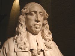 raadspensionaris Johan de Witt door Quellinus (1665). het beeld stond oorspronkelijk in de hal van De Witts huis. 