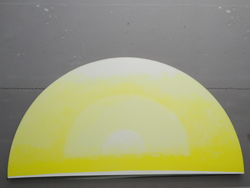 The quality of yellow (1990) - ..vliegen.. de zon, met nog net een streepje&nbsp;horizon..