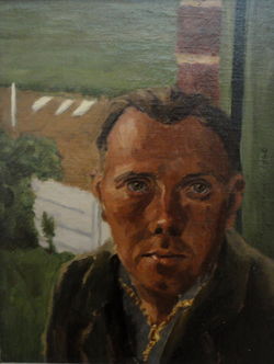 De schilder spreekt (1946) - vroeg zelfportret