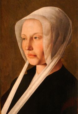 vrouw op zijpaneel, ong. 1535