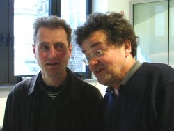 K.Michel (links) en Tonnus Oosterhoff in Brussel (2009)