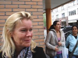 op de terugweg van het Westerpark