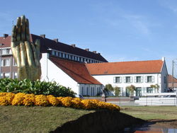 de gouden handen bij het geboortehuis