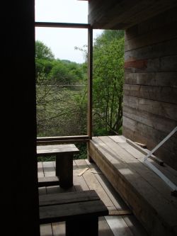 een van de toekomstige verblijven voor bruggasten.