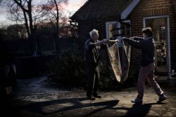 moeder en stiefvader