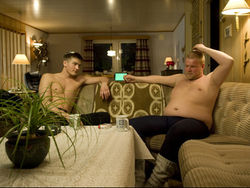 met de bewoner van een volgende planeto&iuml;de..