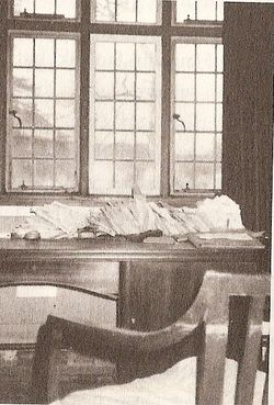 de &#39;cottage&#39; gefotografeerd door Sebald in De ringen van Saturnus